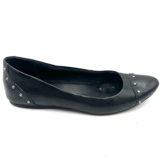 Korks by Kork-Ease | Black Anabel Leather Flat - size 8 - Picture 1 of 12